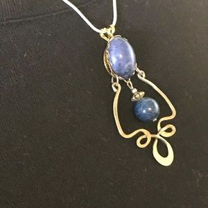 - Sterling silver pendant vintage 18k gold plate